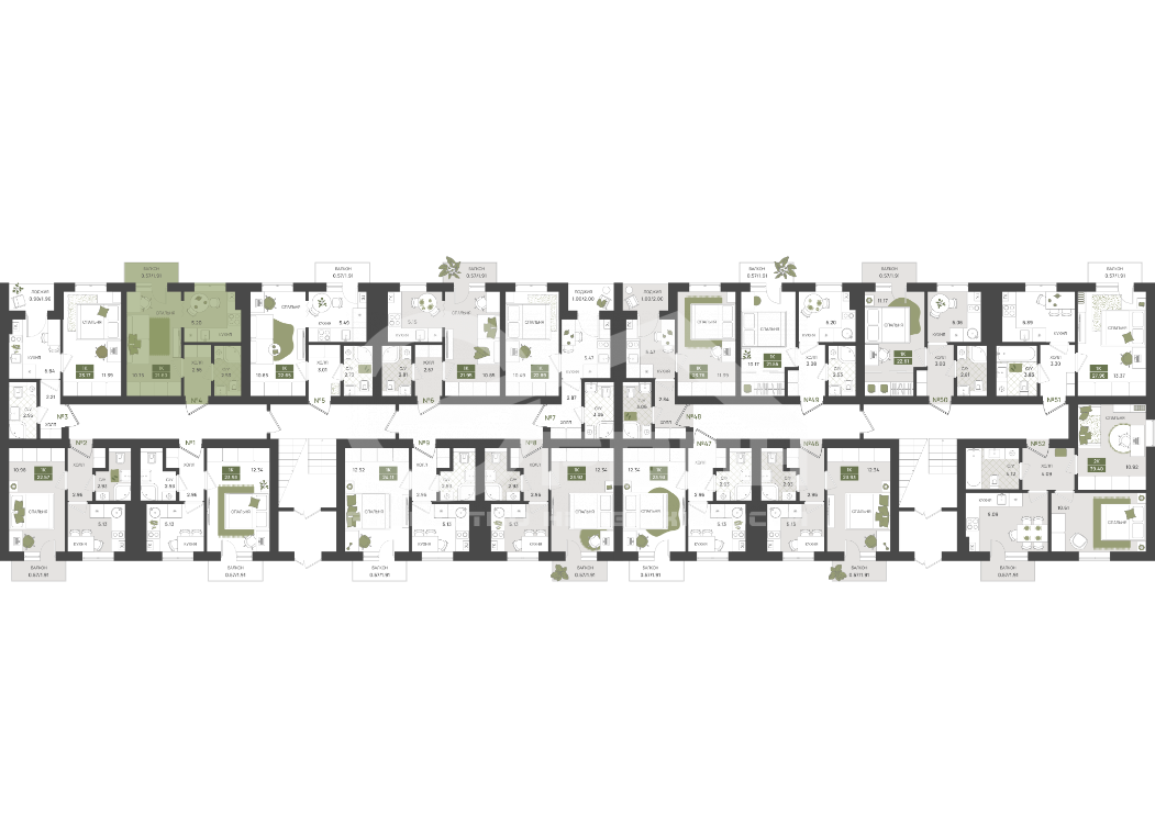 Продажа 1-комнатной новостройки, Гурьевск, Переулок Байдукова,  3