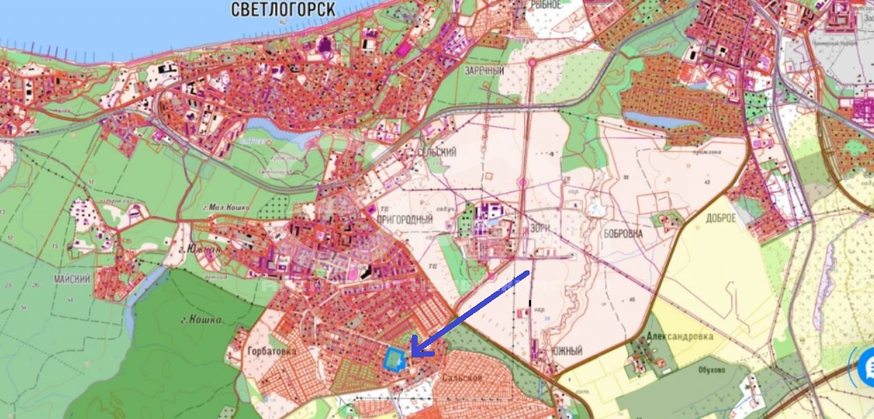 Продажа участка, Сальское, б-р Берёзовый,  40