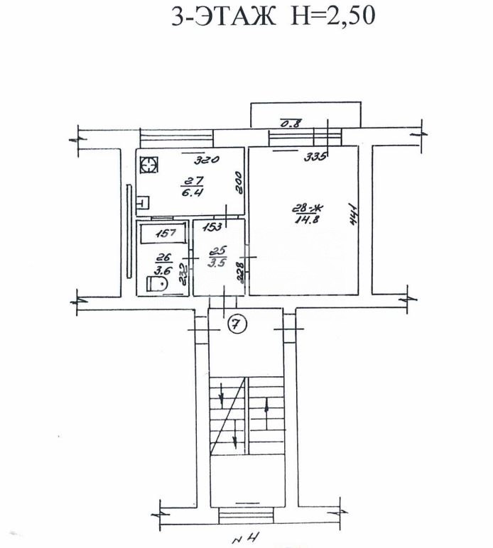 Продажа 1-комнатной квартиры, Калининград, П.Морозова,  Улица