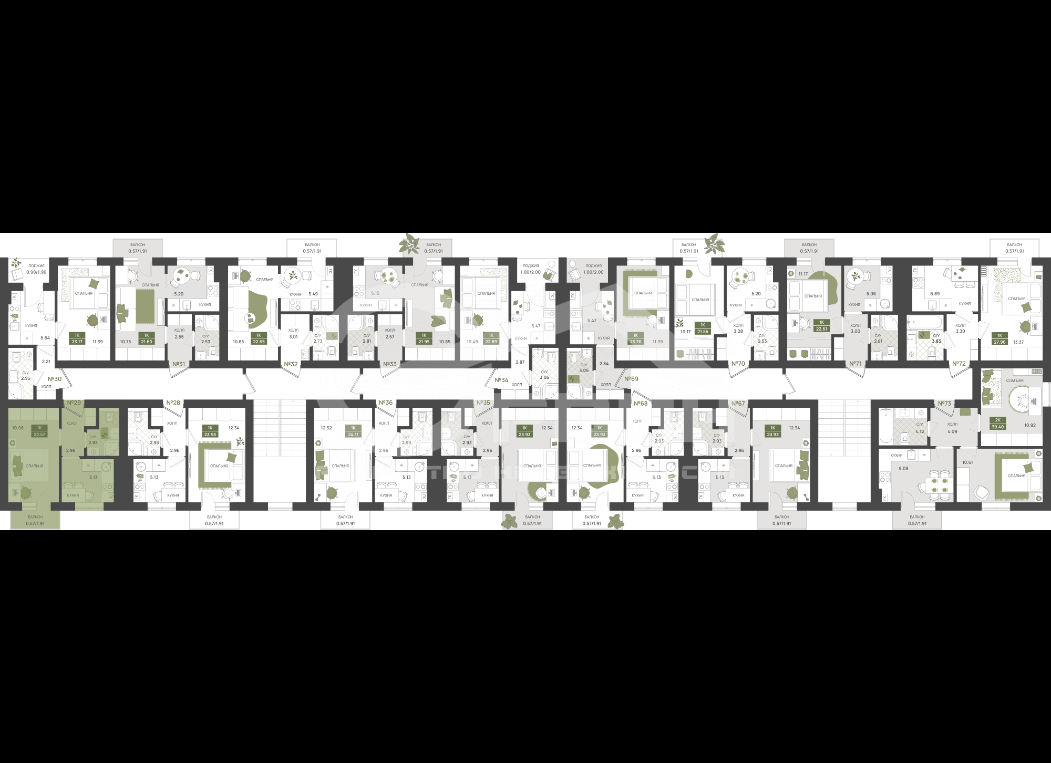 Продажа 1-комнатной новостройки, Гурьевск, Переулок Байдукова,  2