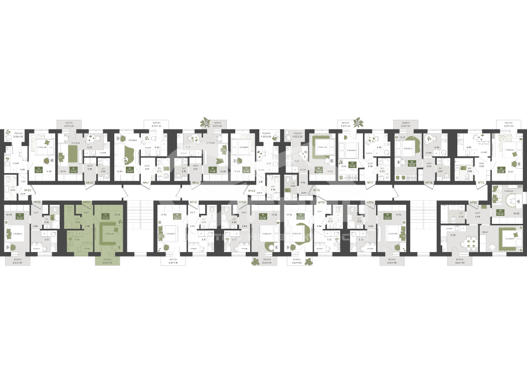 Продажа 1-комнатной новостройки, Гурьевск, Переулок Байдукова,  4