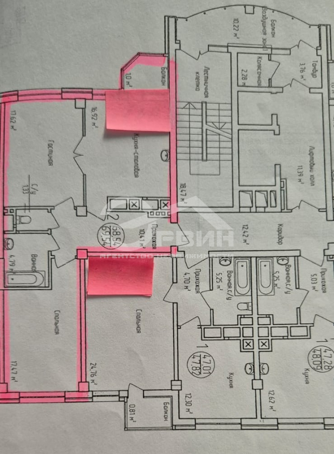 Продажа 2-комнатной квартиры, Калининград, Советский,  Проспект