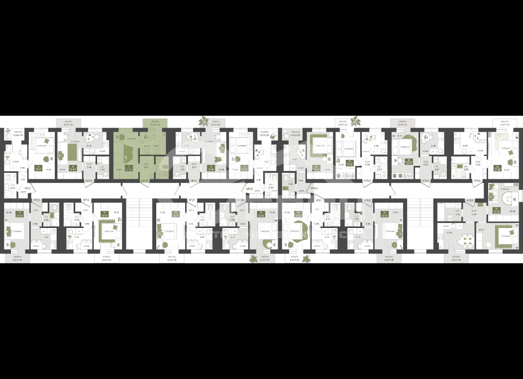 Продажа 1-комнатной новостройки, Гурьевск, Переулок Байдукова,  2